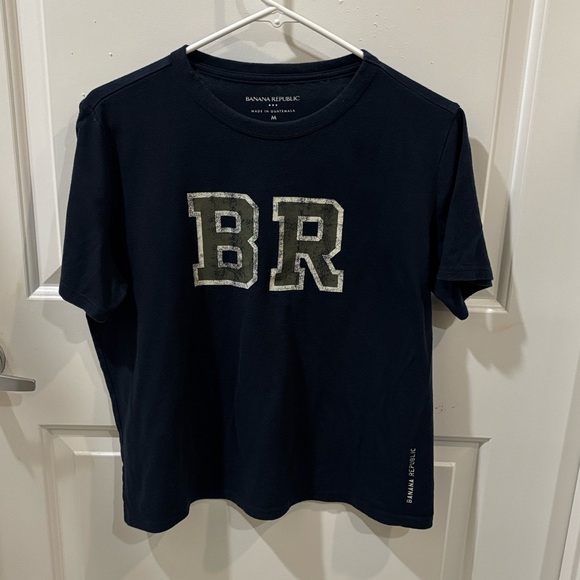 Banana Republic Tops - Banana Republic Navy Short Sleeve Tee
